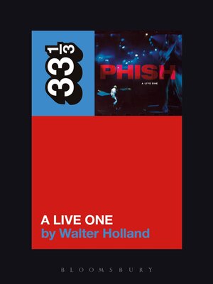 cover image of Phish's a Live One